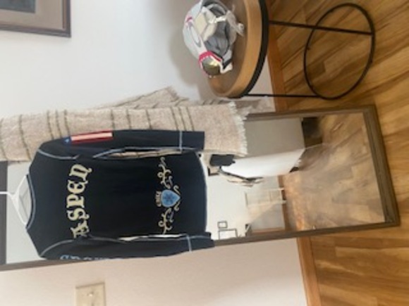 ALP N ROCK WOMEN'S CREW SHIRT SIZE SMALL NAVY BLUE - Picture 6 of 8